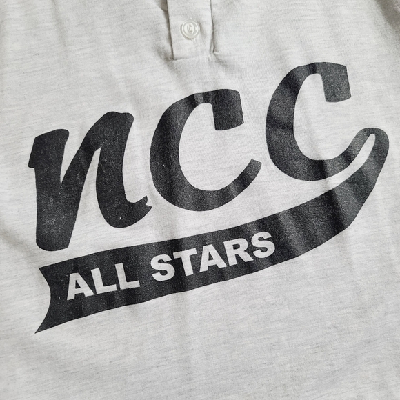 Vintage 90s Russell Athletic Gray NCC Allstars Baseball Tshirt Small - Picture 2 of 11